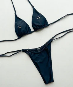 2026 Metal Ring Halter Bikini Female Swimsuit Women Swimwear Strappy Padded Bather Bathing Suit Swim Two-Pieces Bikini Set K8168 - AliExpress