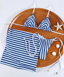 ZRTAK New Arrival Triangle Bikini Women Striped Swimsuit Micro Swimwear Print Bathing Suit Brazilian Biquini Sexy Beach Wear - AliExpress